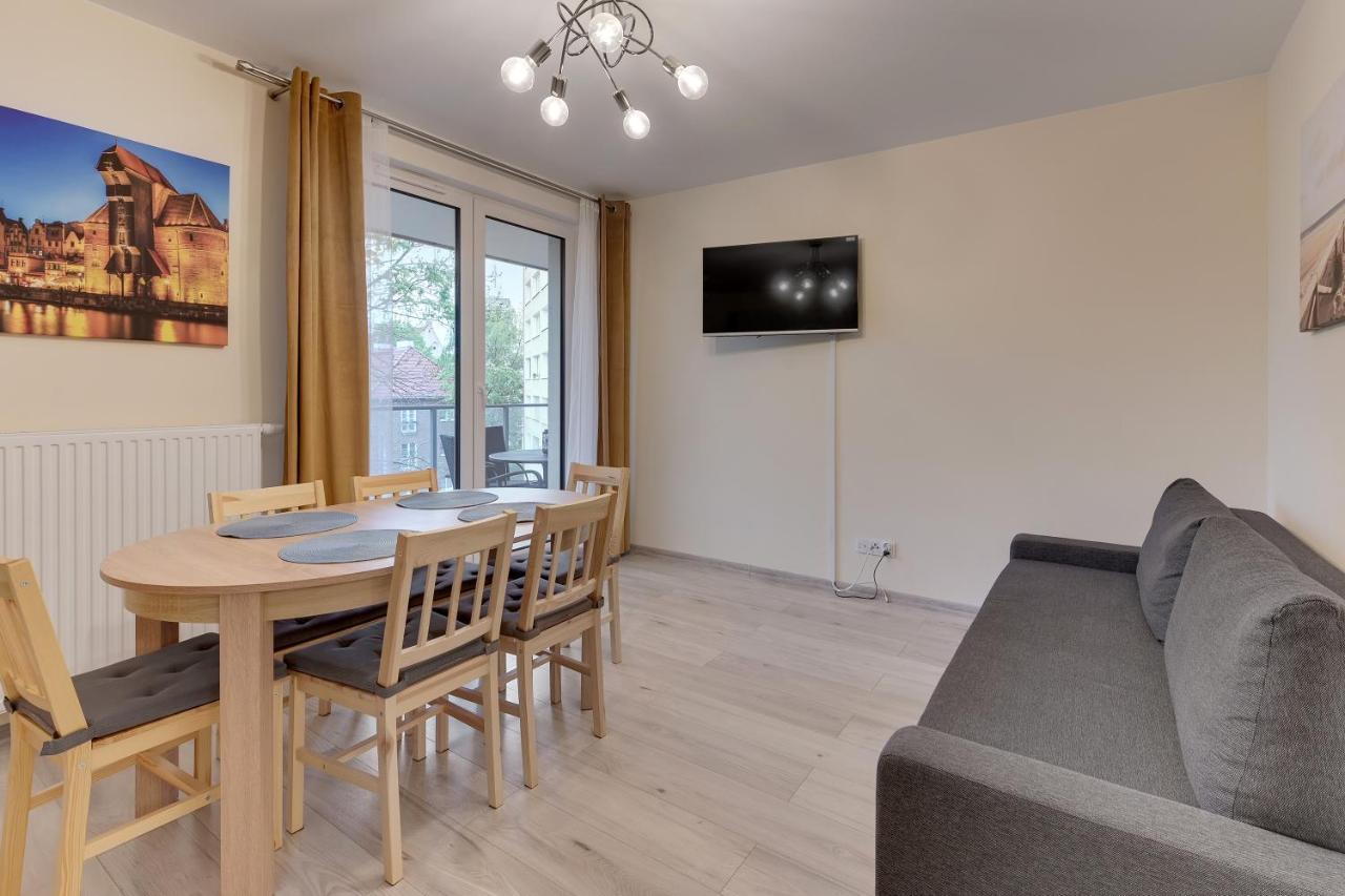 Gdansk Centrum - Apartament 3 - Pokojowy Z Duzym Tarasem Extérieur photo